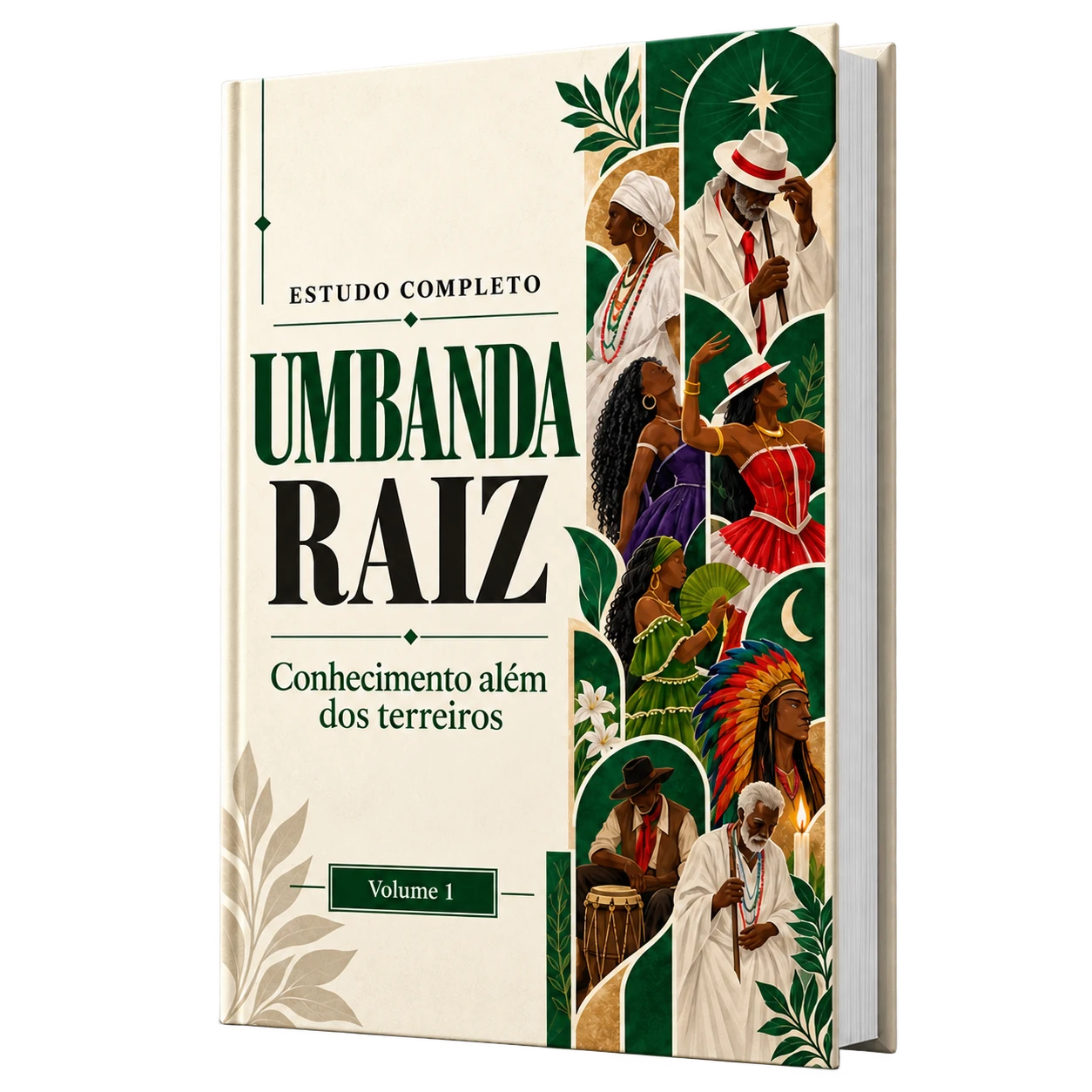 Mockup ilustrativo do livro Umbanda Raiz
